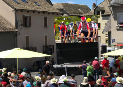LED&COM : Écran géant LED sur camion pour évènement sportifs en direct : Tour de France